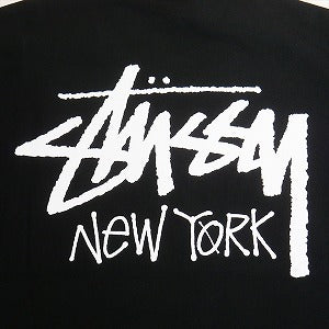 STUSSY ステューシー 25SS STOCK NEW YORK CREW BLACK ニューヨーク限定クルーネックスウェット 黒 Size 【M】 【新古品・未使用品】 20815592