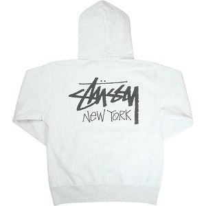 STUSSY ステューシー 25SS STOCK NEW YORK HOOD  ASH HEATHER ニューヨーク限定パーカー 灰 Size 【M】 【新古品・未使用品】 20815596