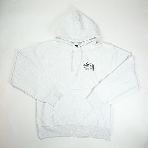 STUSSY ステューシー 25SS STOCK NEW YORK HOOD  ASH HEATHER ニューヨーク限定パーカー 灰 Size 【L】 【中古品-ほぼ新品】 20815597