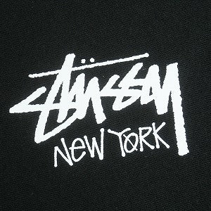 STUSSY ステューシー 25SS STOCK NEW YORK ZIP HOOD BLACK ニューヨーク限定ジップパーカー 黒 Size 【M】 【新古品・未使用品】 20815600