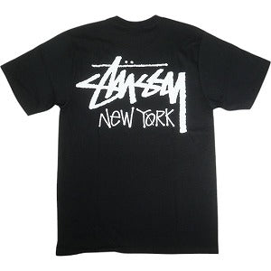 STUSSY ステューシー 25SS STOCK NEW YORK TEE BLACK ニューヨーク限定Tシャツ 黒 Size 【S】 【新古品・未使用品】 20815602