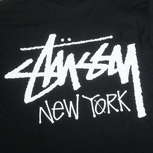 STUSSY ステューシー 25SS STOCK NEW YORK TEE BLACK ニューヨーク限定Tシャツ 黒 Size 【S】 【新古品・未使用品】 20815602