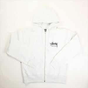 STUSSY ステューシー 25SS STOCK NEW YORK ZIP HOOD ASH HEATHER ニューヨーク限定ジップパーカー 灰 Size 【XL】 【新古品・未使用品】 20815612