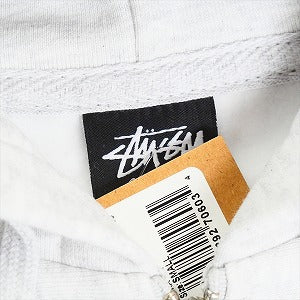 STUSSY ステューシー 25SS STOCK NEW YORK ZIP HOOD ASH HEATHER ニューヨーク限定ジップパーカー 灰 Size 【XL】 【新古品・未使用品】 20815612