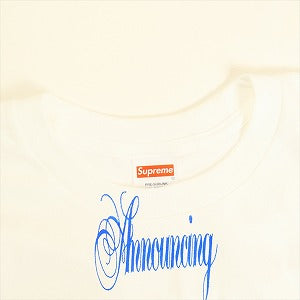 SUPREME シュプリーム 25SS Announcing Tee White Tシャツ 白 Size 【S】 【新古品・未使用品】 20815666