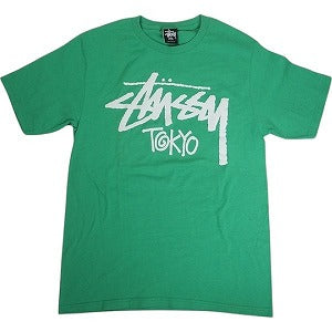 STUSSY ステューシー STOCK TOKYO TEE GREEN 東京限定Tシャツ 緑 Size 【S】 【中古品-ほぼ新品】 20815702