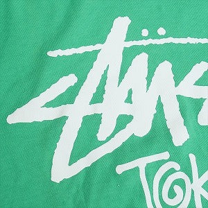 STUSSY ステューシー STOCK TOKYO TEE GREEN 東京限定Tシャツ 緑 Size 【S】 【中古品-ほぼ新品】 20815702