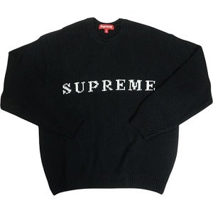 SUPREME シュプリーム 25SS Contrast Logo Sweater Black セーター 黒 Size 【M】 【新古品・未使用品】 20815741