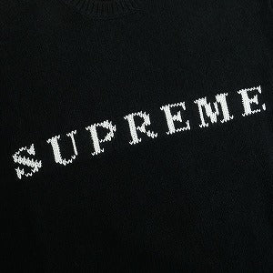 SUPREME シュプリーム 25SS Contrast Logo Sweater Black セーター 黒 Size 【M】 【新古品・未使用品】 20815741