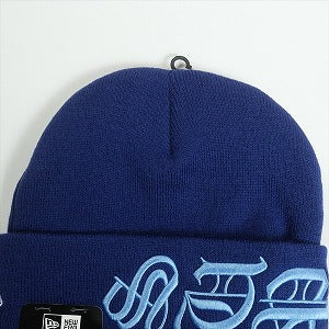 SUPREME シュプリーム 25SS New Era Blackletter Beanie Washed Navy ビーニー 紺 Size 【フリー】 【新古品・未使用品】 20815747