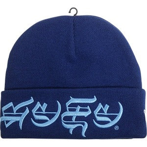 SUPREME シュプリーム 25SS New Era Blackletter Beanie Washed Navy ビーニー 紺 Size 【フリー】 【新古品・未使用品】 20815747