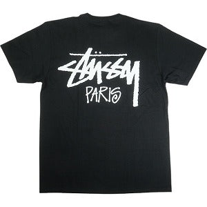 STUSSY ステューシー 25SS STOCK PARIS TEE BLACK パリ限定Tシャツ 黒 Size 【M】 【新古品・未使用品】 20815791