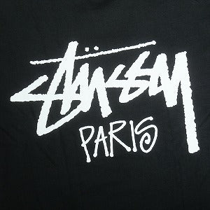 STUSSY ステューシー 25SS STOCK PARIS TEE BLACK パリ限定Tシャツ 黒 Size 【M】 【新古品・未使用品】 20815791