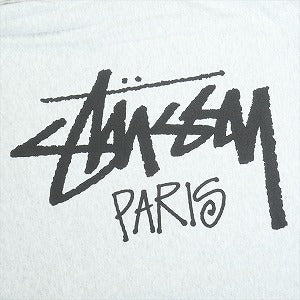 STUSSY ステューシー 25SS STOCK PARIS HOOD ASH HEATHER パリ限定パーカー 灰 Size 【XL】 【新古品・未使用品】 20815794