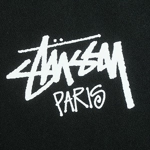 STUSSY ステューシー 25SS STOCK PARIS HOOD BLACK パリ限定パーカー 黒 Size 【XL】 【新古品・未使用品】 20815795