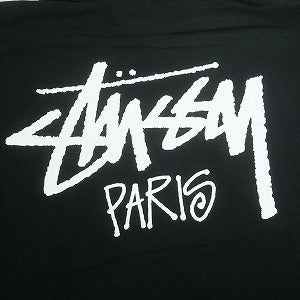 STUSSY ステューシー 25SS STOCK PARIS HOOD BLACK パリ限定パーカー 黒 Size 【XL】 【新古品・未使用品】 20815795