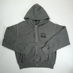 STUSSY ステューシー 25SS DICE PIG DYED ZIP HOOD BLACK ジップパーカー 黒 Size 【XL】 【新古品・未使用品】 20815799