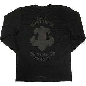 CHROME HEARTS クロム・ハーツ PARIS 18 AV. MONTAIGNE LS T-SHIRT BLACK パリ限定ロンT 黒 Size 【XL】 【新古品・未使用品】 20815810