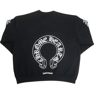 CHROME HEARTS クロム・ハーツ HORSESHOE CREW SWEAT BLACK クルーネックスウェット 黒 Size 【L】 【新古品・未使用品】 20815824