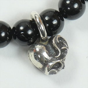 CHROME HEARTS クロム・ハーツ BRCLT BEAD HEART 6MM BLACK ブレスレット 黒 Size 【S】 【新古品・未使用品】 20815830