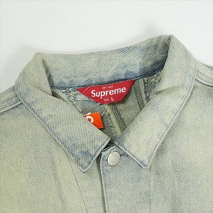 SUPREME シュプリーム 22SS Inset Logo Denim Trucker Jacket Dirty デニムジャケット インディゴ Size 【L】 【中古品-ほぼ新品】 20815857