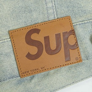 SUPREME シュプリーム 22SS Inset Logo Denim Trucker Jacket Dirty デニムジャケット インディゴ Size 【L】 【中古品-ほぼ新品】 20815857