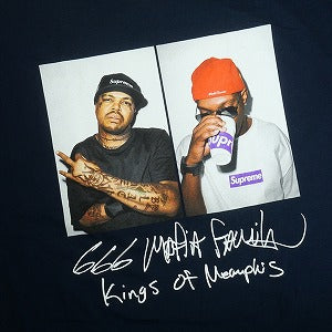 SUPREME シュプリーム 12AW Three Six Mafia Tee Navy Tシャツ 紺 Size 【XL】 【中古品-ほぼ新品】 20815860