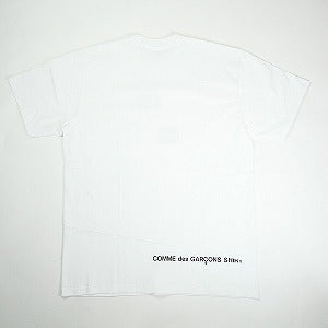 SUPREME シュプリーム ×COMME des GARCONS SHIRT コムデギャルソン 18AW Split Box Logo Tee Tシャツ 白 Size 【L】 【中古品-ほぼ新品】 20815894