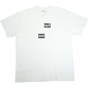 SUPREME シュプリーム ×COMME des GARCONS SHIRT コムデギャルソン 18AW Split Box Logo Tee Tシャツ 白 Size 【XL】 【中古品-ほぼ新品】 20815895