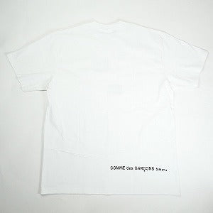 SUPREME シュプリーム ×COMME des GARCONS SHIRT コムデギャルソン 18AW Split Box Logo Tee Tシャツ 白 Size 【XL】 【中古品-ほぼ新品】 20815895