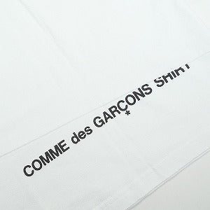 SUPREME シュプリーム ×COMME des GARCONS SHIRT コムデギャルソン 18AW Split Box Logo Tee Tシャツ 白 Size 【XL】 【中古品-ほぼ新品】 20815895