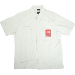 SUPREME シュプリーム ×The North Face 22SS Trekking S/S Shirt Stone 半袖シャツ クリーム Size 【M】 【新古品・未使用品】 20815938