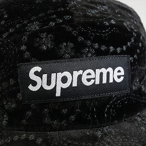 SUPREME シュプリーム 23AW Velvet Paisley Camp Cap Black キャンプキャップ 黒 Size 【フリー】 【新古品・未使用品】 20816010