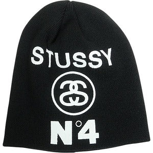 STUSSY ステューシー 25SS SKULLCAP NUMBER 4 BLACK ビーニー 黒 Size 【フリー】 【新古品・未使用品】 20816025