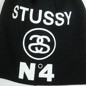 STUSSY ステューシー 25SS SKULLCAP NUMBER 4 BLACK ビーニー 黒 Size 【フリー】 【新古品・未使用品】 20816025