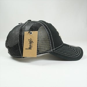 STUSSY ステューシー ×NEW ERA 9TWENTY 25SS WASHED BASIC TRUCKER メッシュキャップ 黒 Size 【フリー】 【新古品・未使用品】 20816028