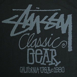 STUSSY ステューシー 25SS CLASSIC GEAR TEE PIGMENT DYED BLACK Tシャツ 黒 Size 【S】 【新古品・未使用品】 20816031