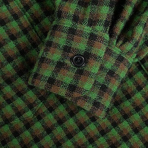 At Last ＆ Co アットラスト/BUTCHER PRODUCTS ブッチャープロダクツ WOOL SHIRT CHINSTRAP 長袖シャツ 緑 Size 【15.5】 【中古品-良い】 20816053