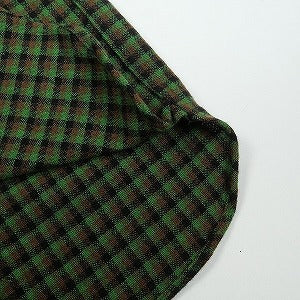 At Last ＆ Co アットラスト/BUTCHER PRODUCTS ブッチャープロダクツ WOOL SHIRT CHINSTRAP 長袖シャツ 緑 Size 【15.5】 【中古品-良い】 20816053