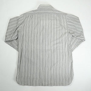 At Last ＆ Co アットラスト/BUTCHER PRODUCTS ブッチャープロダクツ STRIPE DRESS SHIRT 長袖シャツ 灰 Size 【16】 【中古品-良い】 20816056