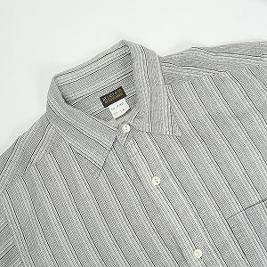 At Last ＆ Co アットラスト/BUTCHER PRODUCTS ブッチャープロダクツ STRIPE DRESS SHIRT 長袖シャツ 灰 Size 【16】 【中古品-良い】 20816056