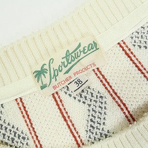 At Last ＆ Co アットラスト/BUTCHER PRODUCTS ブッチャープロダクツ PATTERN KNIT S-S 半袖ニット マルチ Size 【38】 【中古品-良い】 20816059