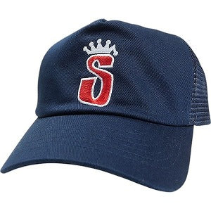 STUSSY ステューシー 25SS TRUCKER S CROWN SNAPBACK Navy キャップ 紺 Size 【フリー】 【新古品・未使用品】 20816068