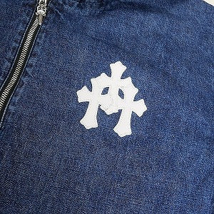 CHROME HEARTS クロム・ハーツ RUCKUS HOODED DENIM CROSS PATCH JACKET ハーフジップジャケット インディゴ Size 【XL】 【新古品・未使用品】 20816074