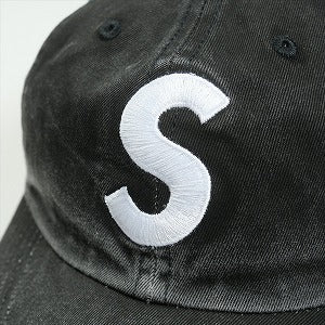 SUPREME シュプリーム 25SS Pigment Coated S Logo 6-Panel Black キャップ 黒 Size 【フリー】 【新古品・未使用品】 20816087