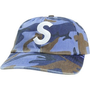 SUPREME シュプリーム 25SS Pigment Coated S Logo 6-Panel Blue Camo キャップ 青 Size 【フリー】 【新古品・未使用品】 20816089