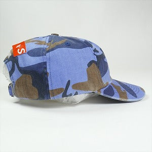 SUPREME シュプリーム 25SS Pigment Coated S Logo 6-Panel Blue Camo キャップ 青 Size 【フリー】 【新古品・未使用品】 20816089