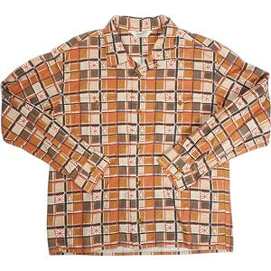 TENDERLOIN テンダーロイン T-PRINT FLANNEL SHT 長袖シャツ 茶 Size 【M】 【中古品-良い】 20816101