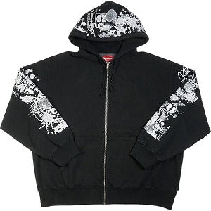 SUPREME シュプリーム 24SS AOI Zip Up Hooded Sweatshirt Black ジップパーカー 黒 Size 【M】 【新古品・未使用品】 20816182