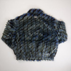 SUPREME シュプリーム 25SS 2-Tone WINDSTOPPER Faux Fur Jacket Blue ファージャケット 紺 Size 【L】 【新古品・未使用品】 20816185